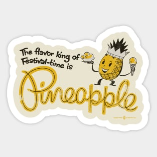 Vintage Pineapple Advertisment Distressed Sticker